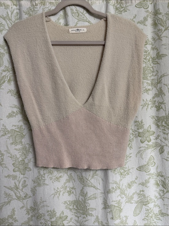 NATURAL LIFE Tops - Natural Life V Neck Sweater Vest Top